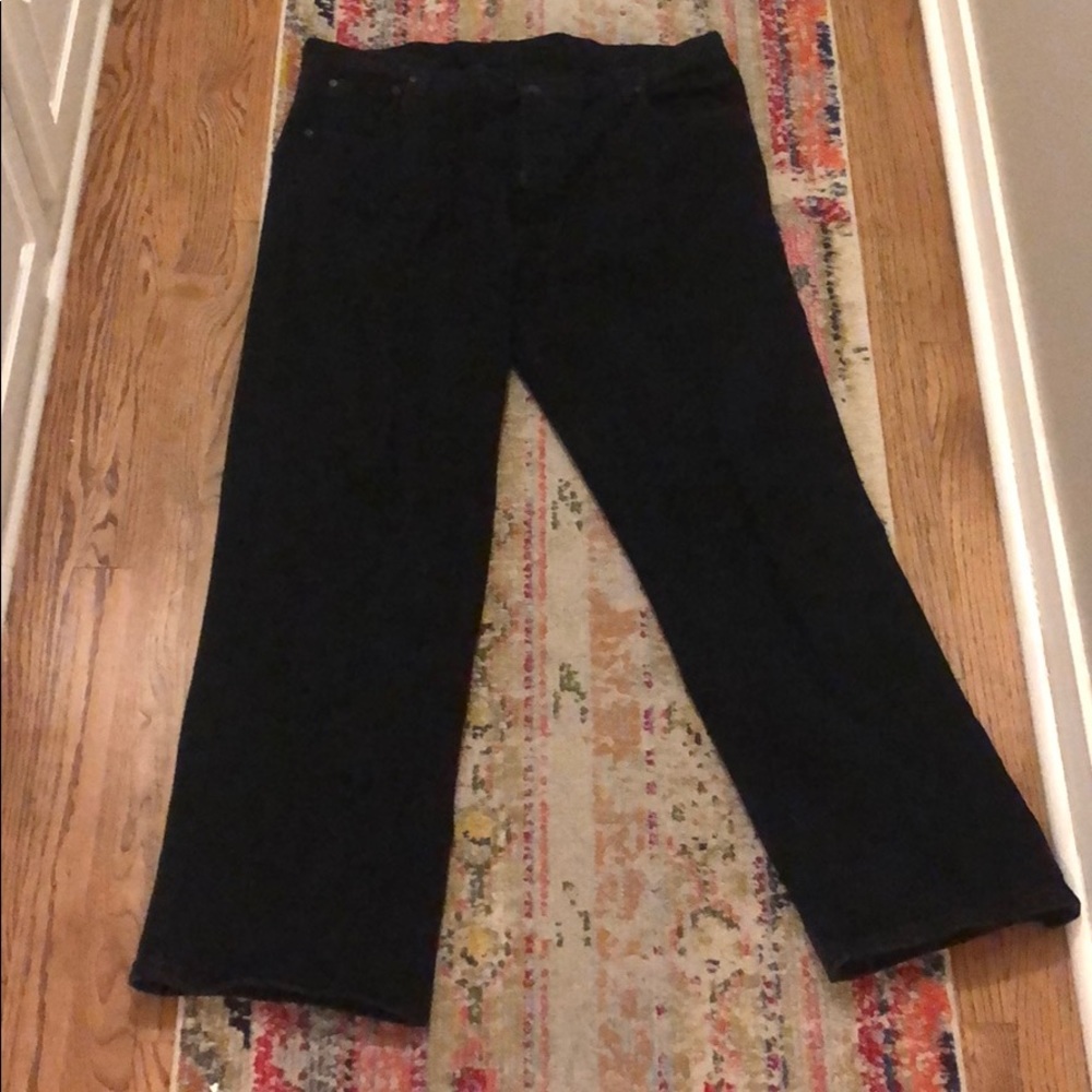 Men’s Relaxed fit black jeans